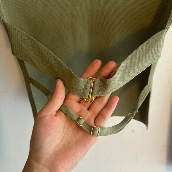 MNG Mint Green Backless Top Size S - Picture 3 of 4